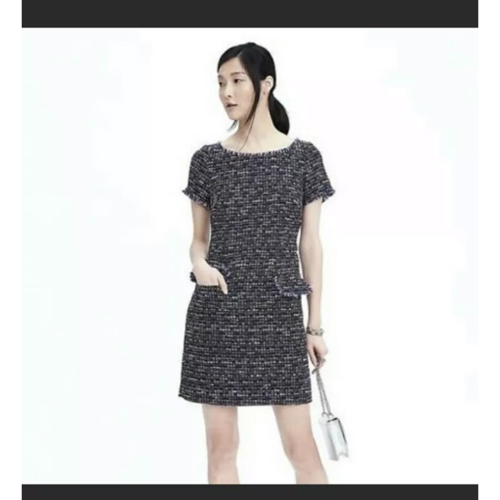 NWT Banana Republic Tweed Shift Dress size 0